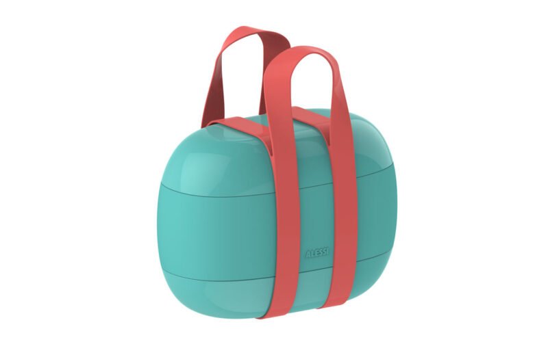 "Food-a-Porter" Lunch Box - Light Blue