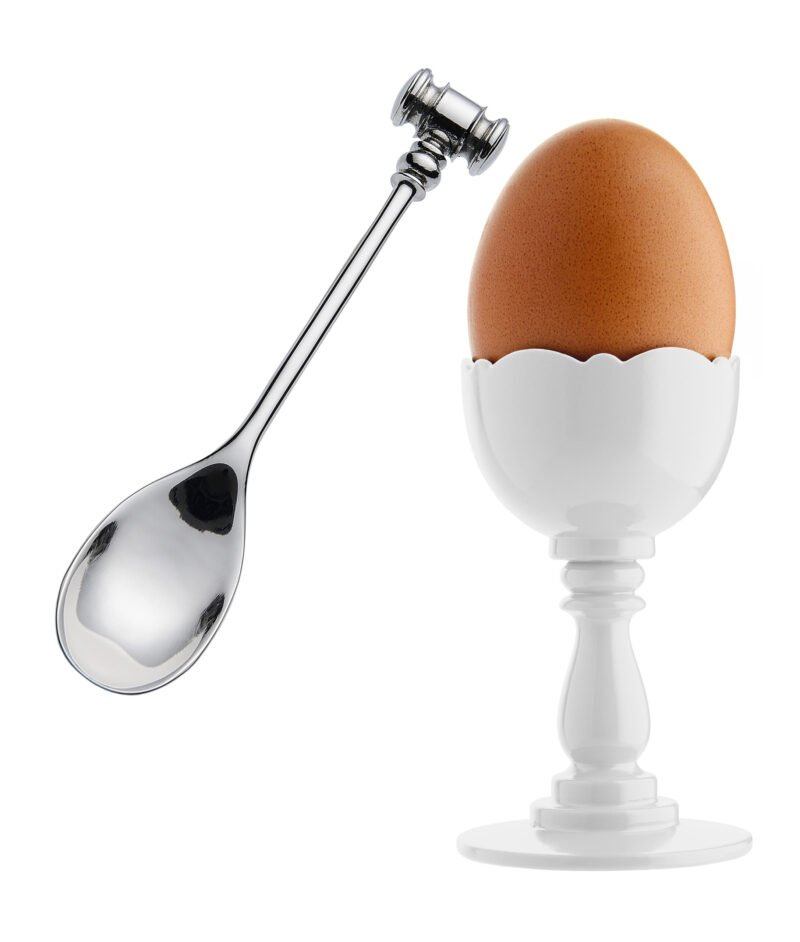 Alessi "Dressed" Egg Cup with Spoon